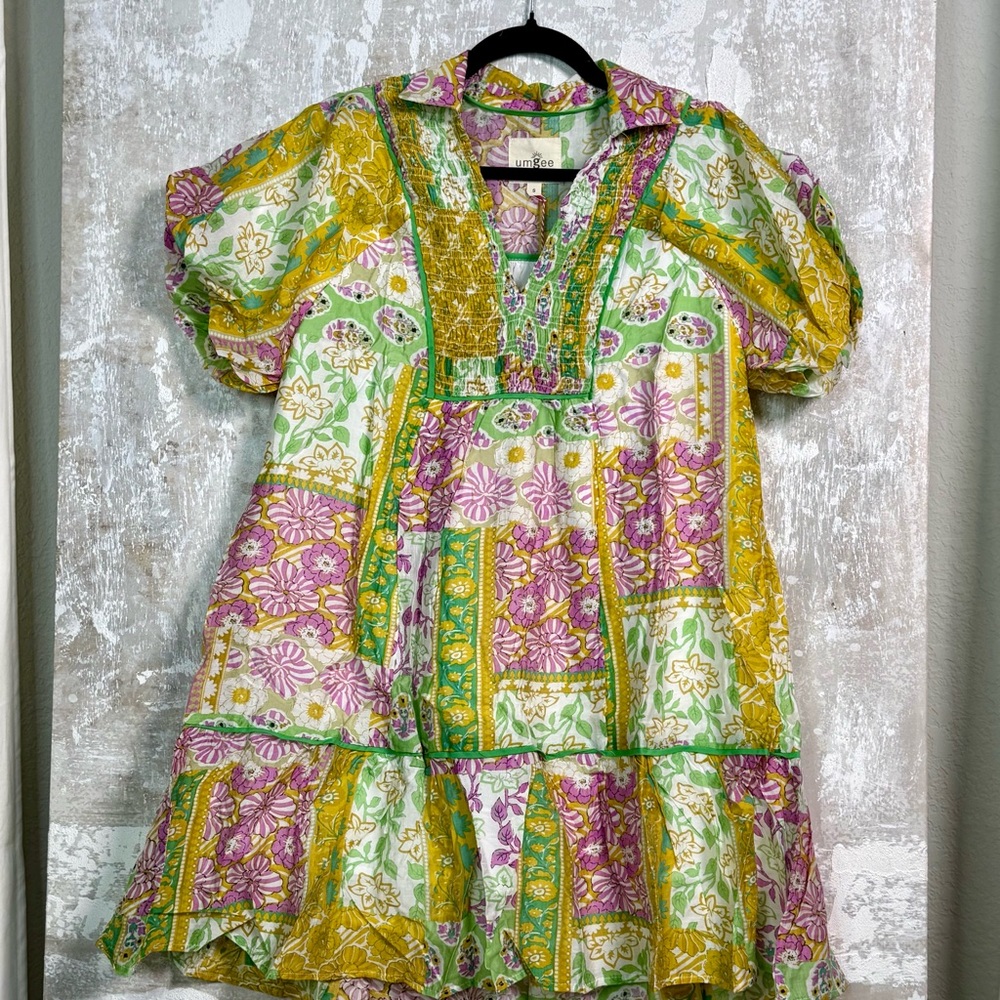 Umgee Patchwork Print Dress - Picture 6 of 6